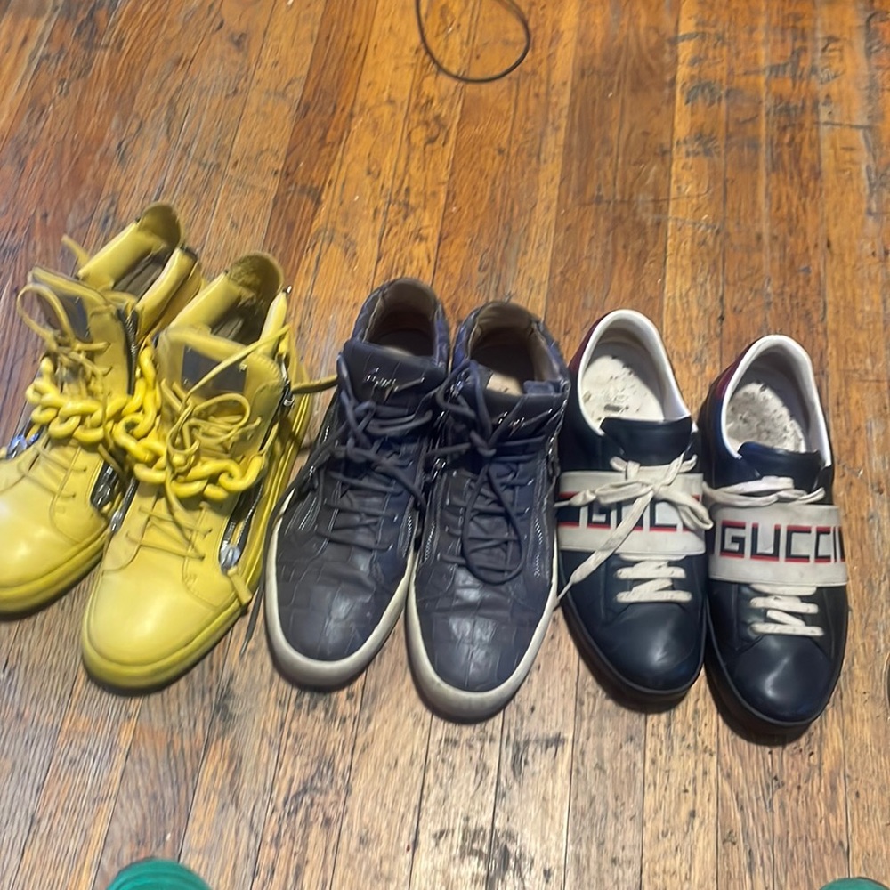 Black yellow and grey